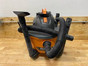 lot 94 image: RIDGID 6 Gal. 3.5-Peak HP NXT WetDry Shop Vacuum with Filter, Hose and Accessories