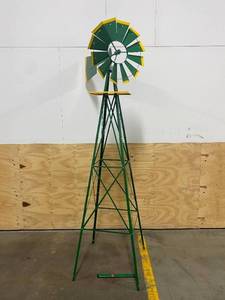 lot 18 image: VALLEY 8 FT. WINDMILL ORNAMENT - JOHN DEERE GREEN
