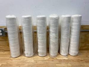 lot 111 image: PARKER 10 Micron Rating Filter Cartridge, 4 12 in Diameter, 20 in Height, 16.0 gpm (package of 6)