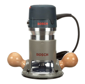 lot 5 image: BOSCH 12 Amp Corded Electronic 2.25 Horse Power Variable Speed Fixed-Base Router