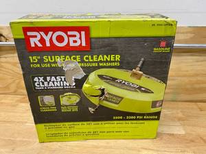 lot 120 image: RYOBI 15 in. 3300 PSI Surface Cleaner for Gas Pressure Washer