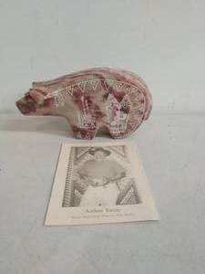 Carved Stone Bear By Navajo Artist Arthur Yazzie