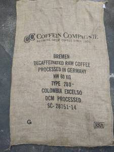 Burlap Coffee Bag