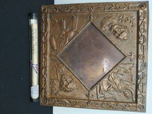 The Constitution of the United States of America and Copper Wall Dcor
