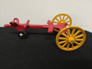Vintage Cast Iron Trailer