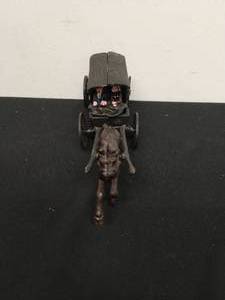 Vintage Cast Iron Black Wagon
