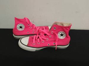 Bright Pink Converse All Stars Sneakers