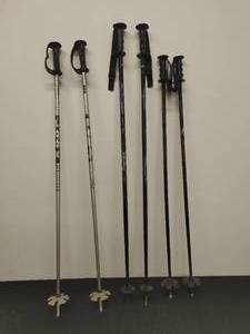 Three Sets of Ski Poles