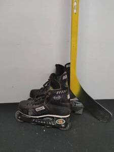 Bauer Off Ice Hockey Blades and KoHo Hockey Stick