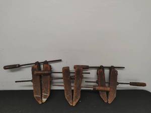 Three Antique Clamps