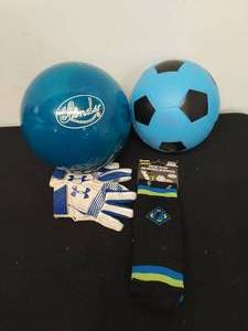 Collection of Sporting Goods Items