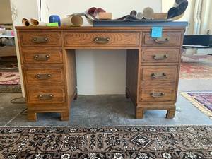 lot 54 image: Modern Desk-Dove Tails
