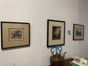 lot 34 image: 3 Etchings-Signed
