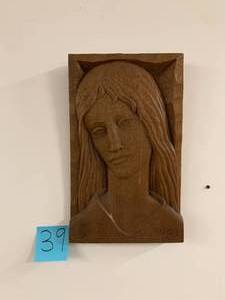 lot 39 image: Carving of a Girl by Eduard Dietmaier