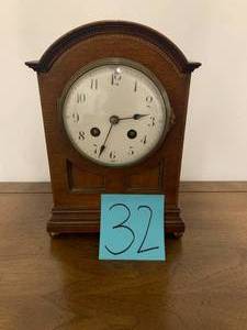 lot 32 image: Antique Mantel Clock Medaille Dor Samuel Marti
