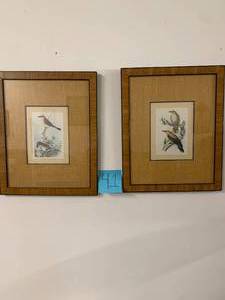 lot 41 image: 2 Prints of Birds