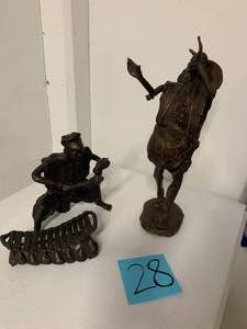 lot 28 image: Bronze Sculptures of Musicians