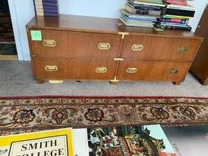 lot 132 image: Baker Campaign Chest of Drawers