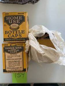 lot 154 image: Vintage Bottle Cap Beer Making Supplies