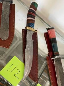 lot 112 image: Curved Hunting Knife