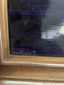 lot 102 image: Painting of Butterflies Pearson