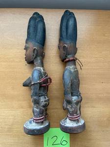 lot 126 image: Pair of African Figures