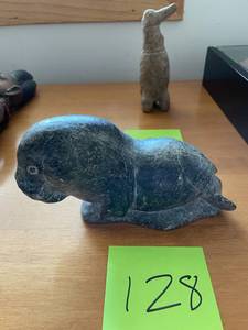 lot 128 image: Eskimo Inuit Walrus