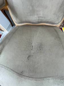 lot 194 image: Leather French Style Armchair
