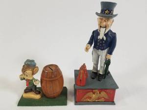 Vintage and Reproduction Antique Bank