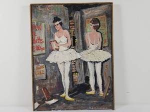 Vintage Oil on Board
