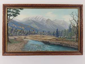Vintage Oil on Board
