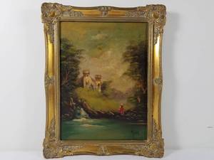 Vintage Oil on Canvas