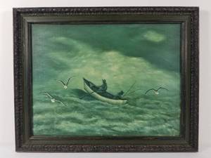 Vintage Oil on Board