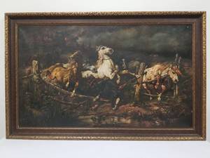 Antique Oil on Canvas