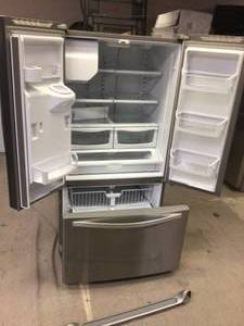 lot 4 image: Whirpool 20 cu. ft. French Door Refrigerator in Fingerprint Resistant Stainless Steel see pictures