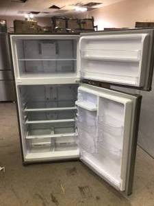 lot 9 image: 20.0 cu. ft. Top Freezer Refrigerator in Stainless Steel by Frigidaire