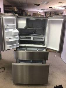 lot 10 image: 25 cu. ft. French Door Refrigerator in Fingerprint Resistant Stainless Steel by Whirlpool