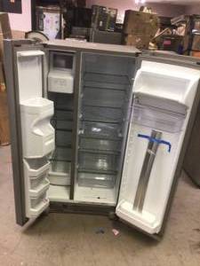 lot 13 image: 21 cu. ft. Side by Side Refrigerator in Fingerprint Resistant Stainless Steel by Whirlpool