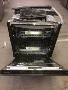 lot 16 image: 24 in. Fingerprint Resistant Black Stainless Steel Top Control Built-In Tall Tub Dishwasher with 3rd Rack and 39 dBA by Samsung