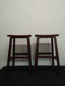 Pair of Backless Barstools