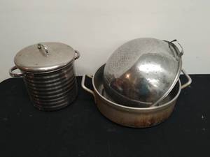 Commercial Kitchen Pots & Strainer