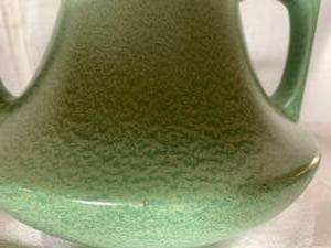 lot 9 image: Green Stone Glaze Vase