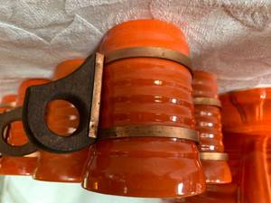 lot 13 image: Rare pottery punch or hot beverage bowl, you need this for HALLOWEEN