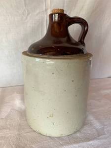 lot 45 image: Stoneware Jug and Pitcher