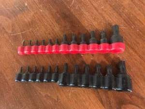 lot 183 image: Torx Bit Socket Sets