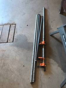 lot 208 image: Long Clamp & Pipe