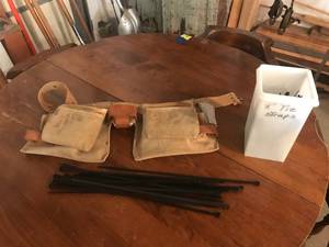 lot 213 image: Tool Belt & Zip Tie Straps