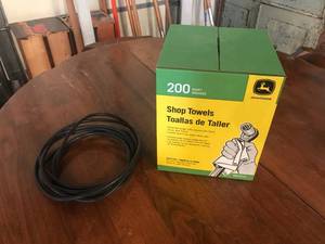lot 214 image: Shop Towels & Extension Cord