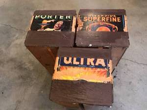 lot 65 image: Vintage Fruit Crates