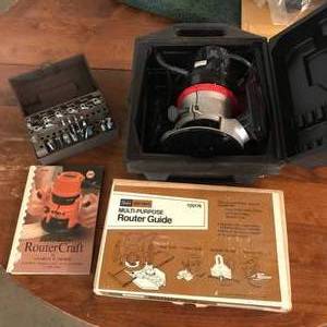 lot 86 image: Craftsman Router & Extras